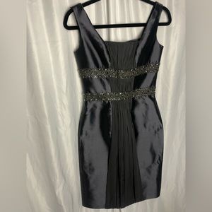 Kevan Hall silk dress with beading